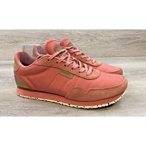 Woden Nora III Women's Sneaker‎ Pink Suede 7.5 Comfort Lace Up Athletic Shoes